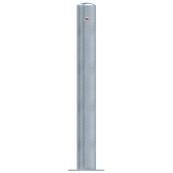 Barrier posts | Steel tube  108 x 2,9 mm | stationary, to be fixed by plugs | hot-dip galvanized